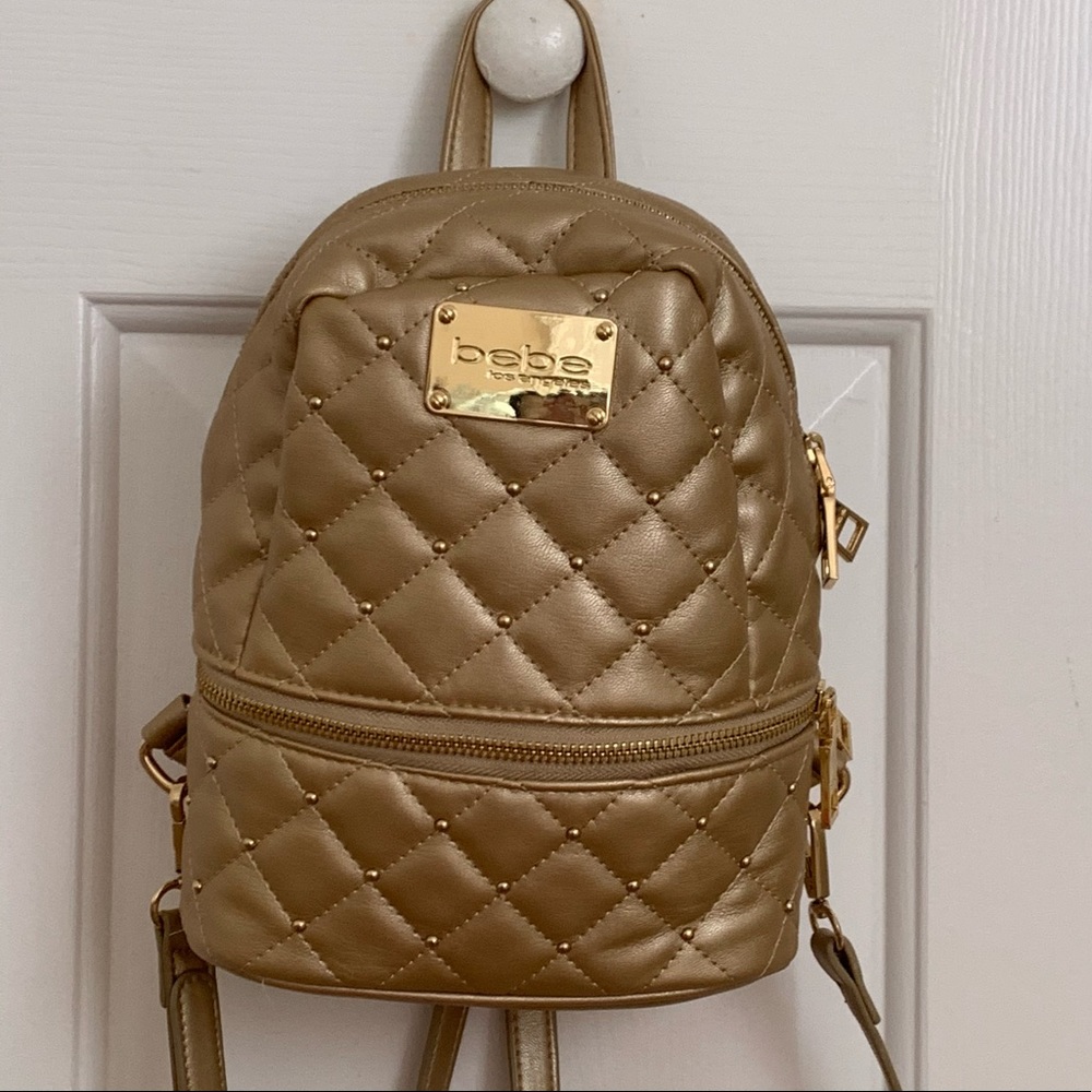 MINI BEBE GOLD BACKPACK